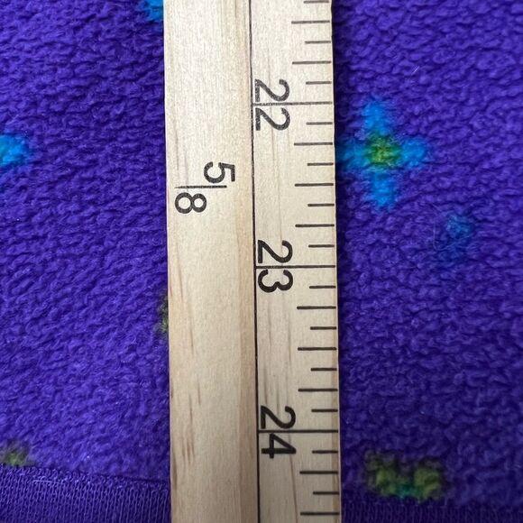 Zzapp Vintage Sweater Womens Medium Yellow Geometric Pattern Fleece Sz L 1/4 Zip - Picture 9 of 10